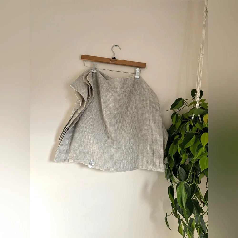Pottery Barn flax waffle shams in the color “ecru”- linen & cotton blend - Picture 2 of 15
